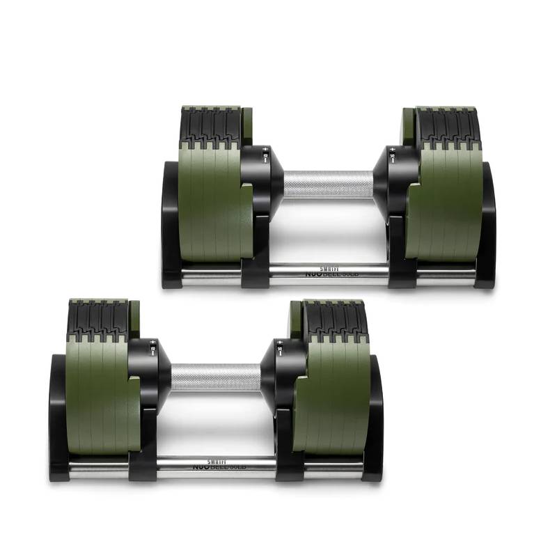 Nuobells - 5-50lb Adjustable Dumbbell Pair - Tactical