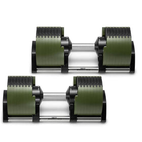 Nuobells - 5-80lb Adjustable Dumbbell Pair - Tactical