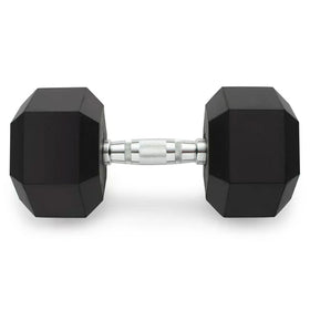 Weider Rubber Hex Dumbbell, 115 lbs - Sold Individually