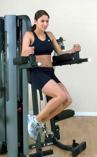 Body-Solid Vertical Knee Raise and Dip Station for G9S