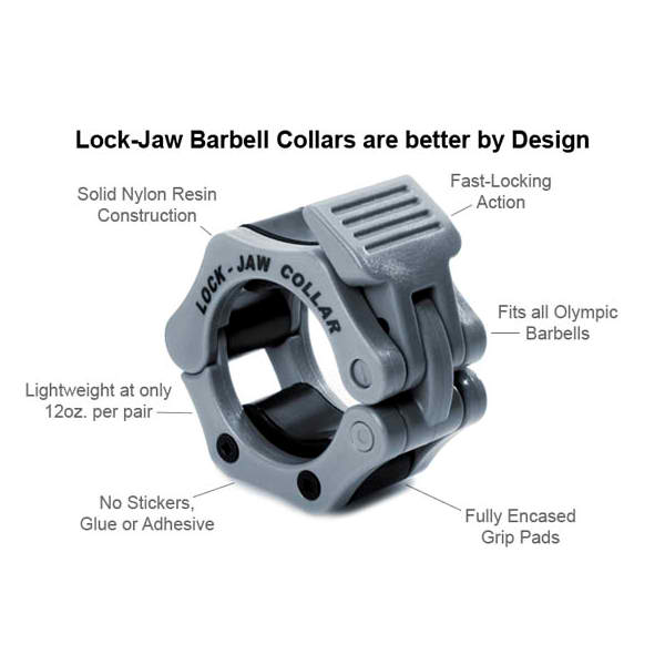 Lock-Jaw One - 1" Standard Barbell Collars