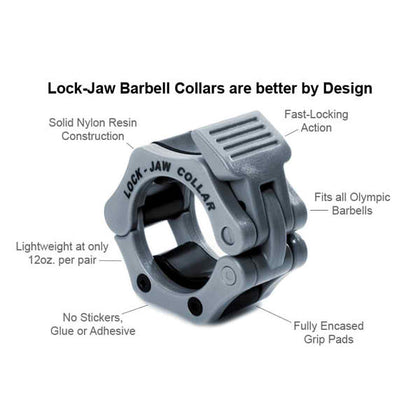 Lock-Jaw One - 1" Standard Barbell Collars