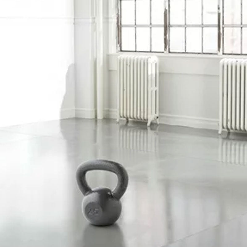 Weider, 20lb Cast Iron Kettlebell with Hammertone Finish, Single