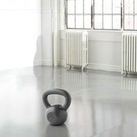 Weider, 20lb Cast Iron Kettlebell with Hammertone Finish, Single
