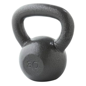 30lb Cast Iron Hammertone Finish Kettlebell, Single