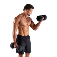 Weider, 40lb Rubber Hex Dumbbell, Single