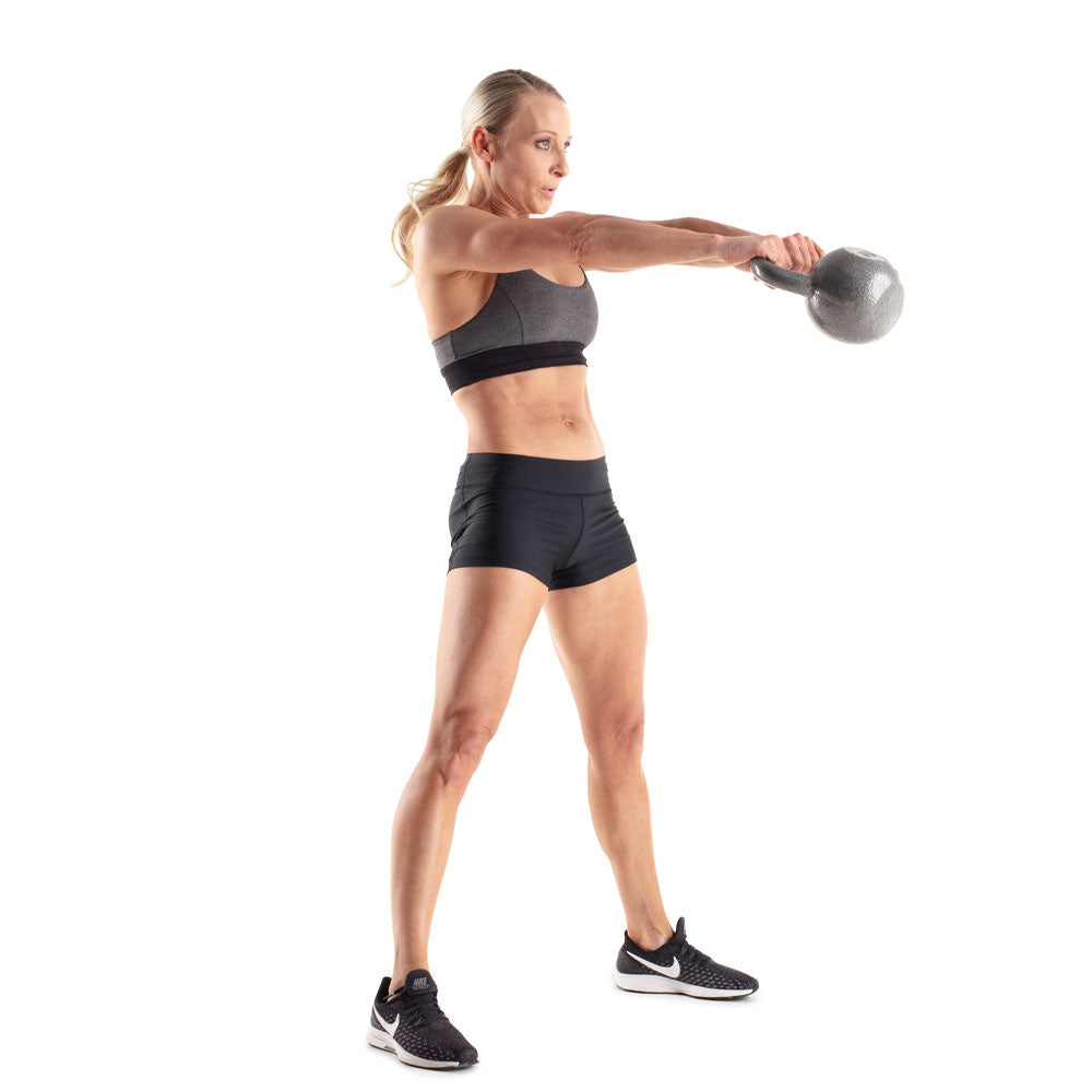 30lb Cast Iron Hammertone Finish Kettlebell, Single