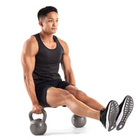 30lb Cast Iron Hammertone Finish Kettlebell, Single