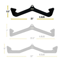 XM Narrow Rubber Coated Lat Attachment