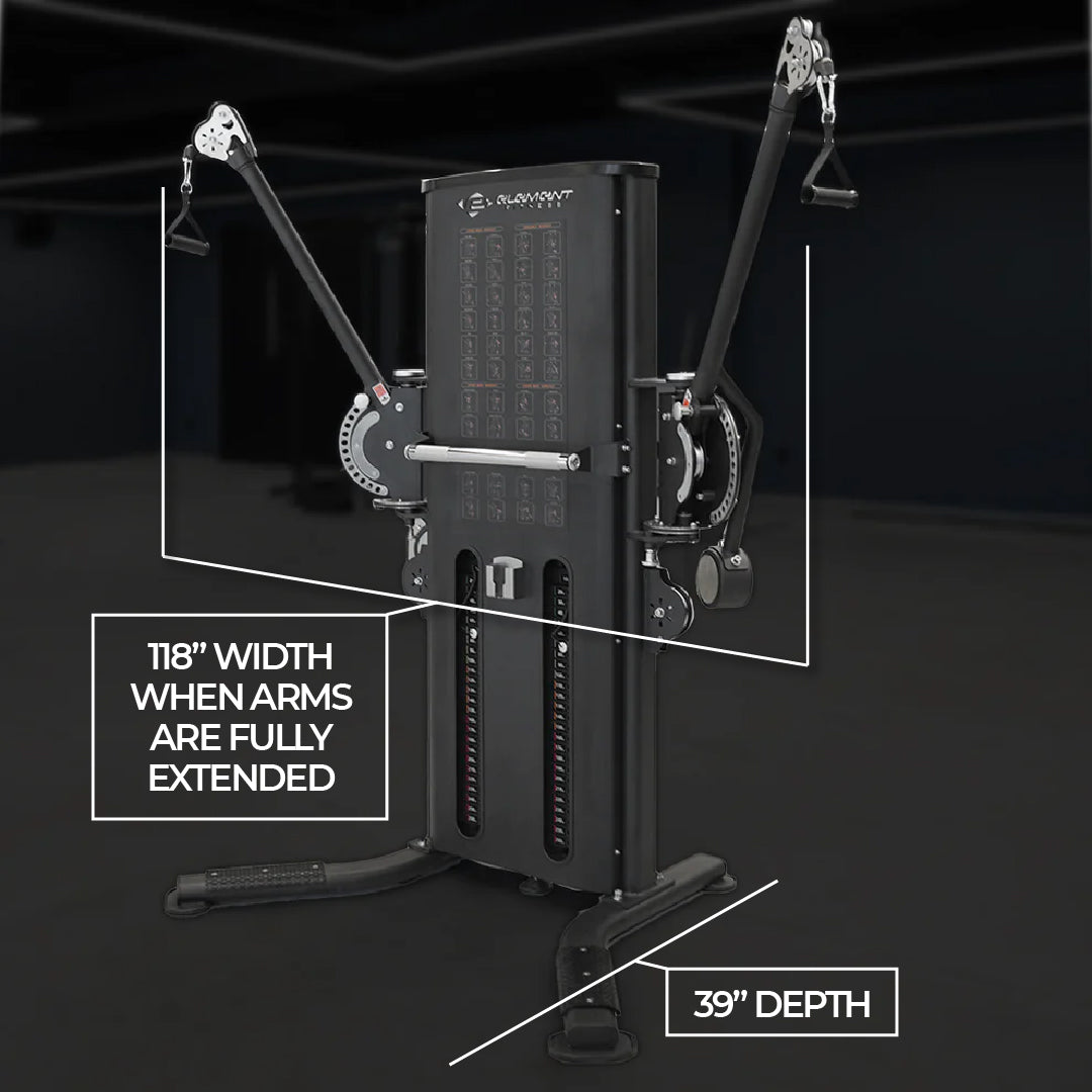 Element Fitness - EXT Evolution Dual Stack Commercial Functional Trainer