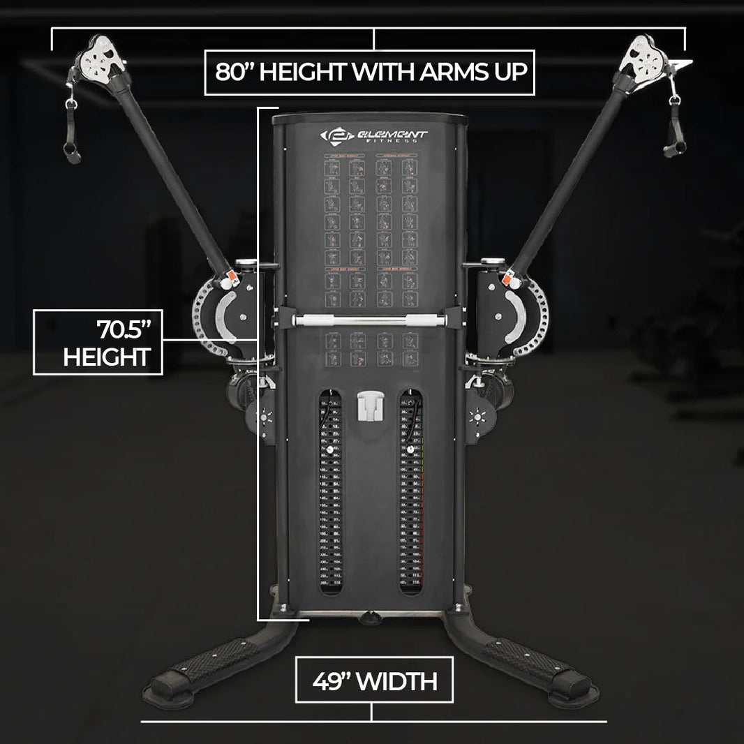 Element Fitness - EXT Evolution Dual Stack Commercial Functional Trainer