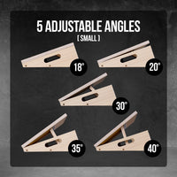 Amstaff Fitness Adjustable Wooden Squat Slant board