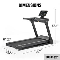 Inspire Series - T5 Treadmill with 15" LED Display