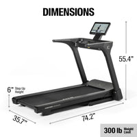 Inspire Series - T5S Treadmill with 15.6" Touchscreen