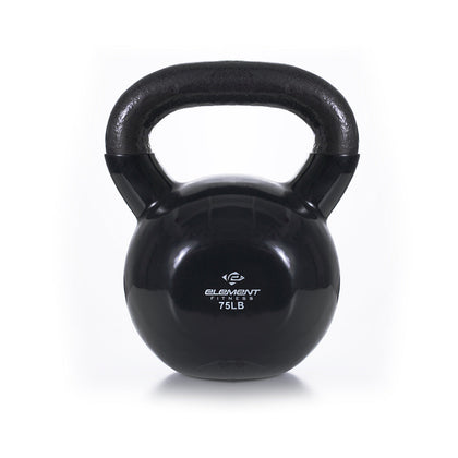 Vinyl Kettlebells 5lbs-75lbs | Black