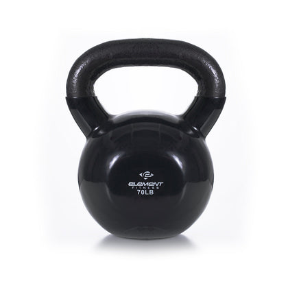 Vinyl Kettlebells 5lbs-75lbs | Black