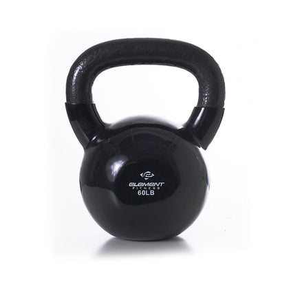 Vinyl Kettlebells 5lbs-75lbs | Black