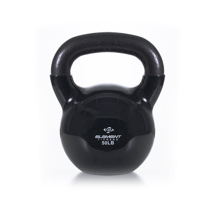 Vinyl Kettlebells 5lbs-75lbs | Black