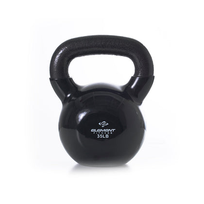 Vinyl Kettlebells 5lbs-75lbs | Black