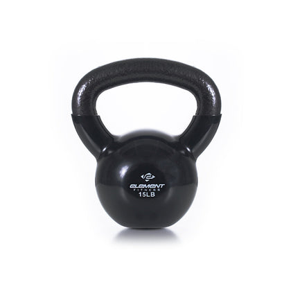 Vinyl Kettlebells 5lbs-75lbs | Black