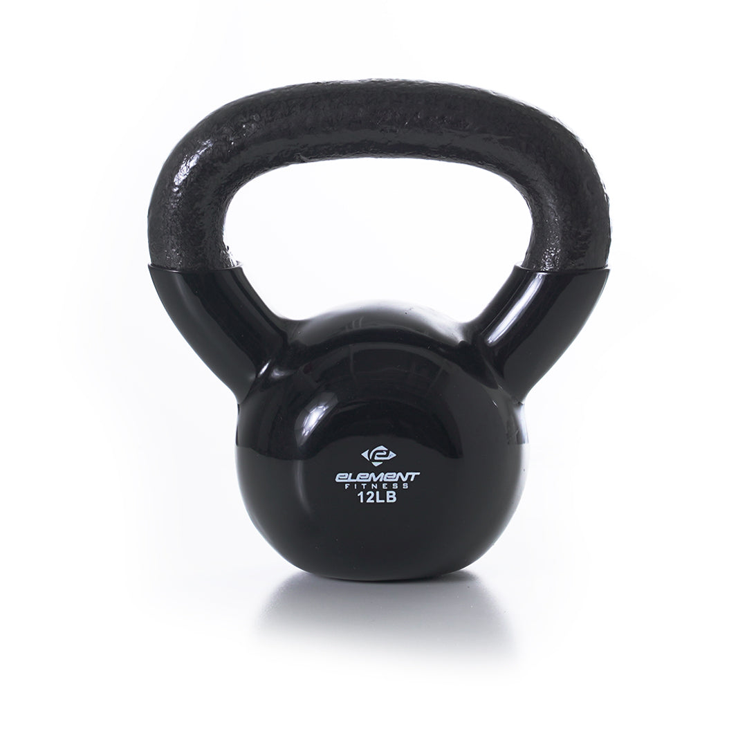 Vinyl Kettlebells 5lbs-75lbs | Black