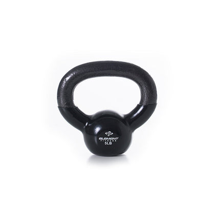 Vinyl Kettlebells 5lbs-75lbs | Black