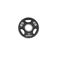 Element Fitness - 300lb Virgin Rubber Olympic Pro Plate Set with ECO Bar Kit