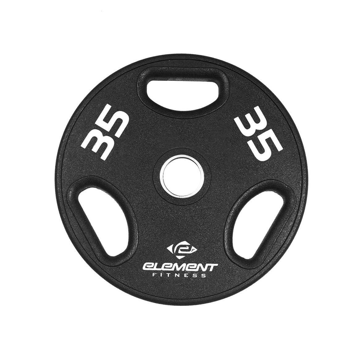 Element Fitness - 300lb Virgin Rubber Olympic Pro Plate Set with ECO Bar Kit