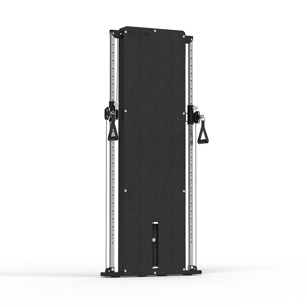 Flow 8 Black Wood - Wall Mounted Functional Trainer