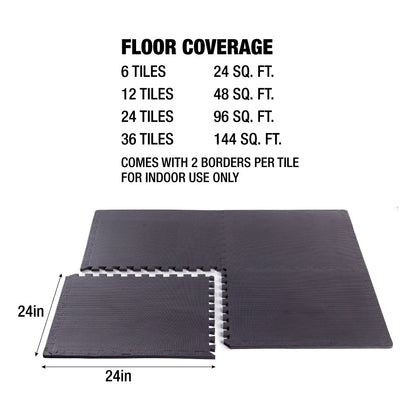 Heavy-Duty Interlocking Foam Mat