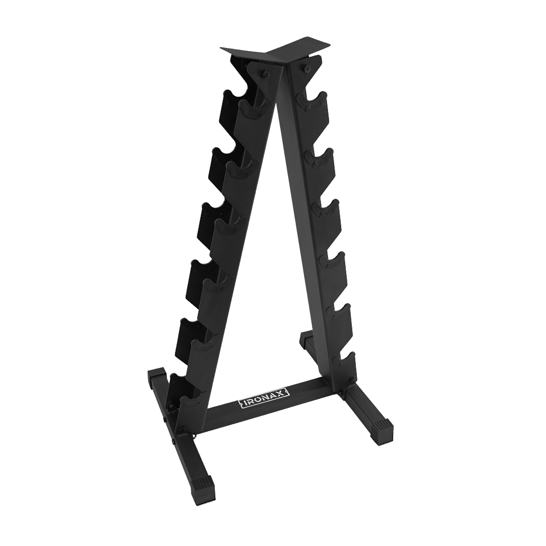 MEGA FITNESS - 5-30lbs Dumbbell Set with Vertical Stand