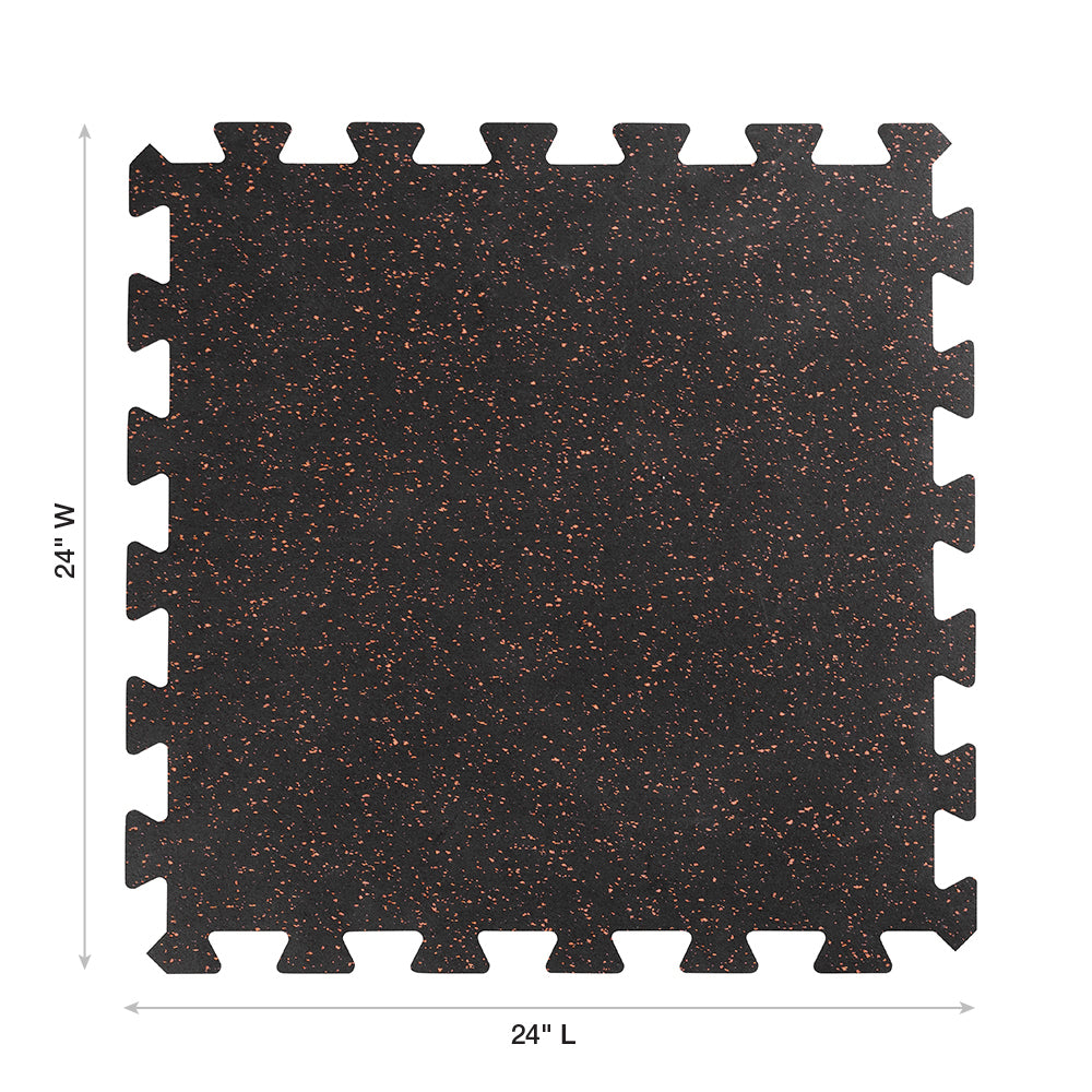Interlocking Rubber Tile 24" x 24" x 7mm