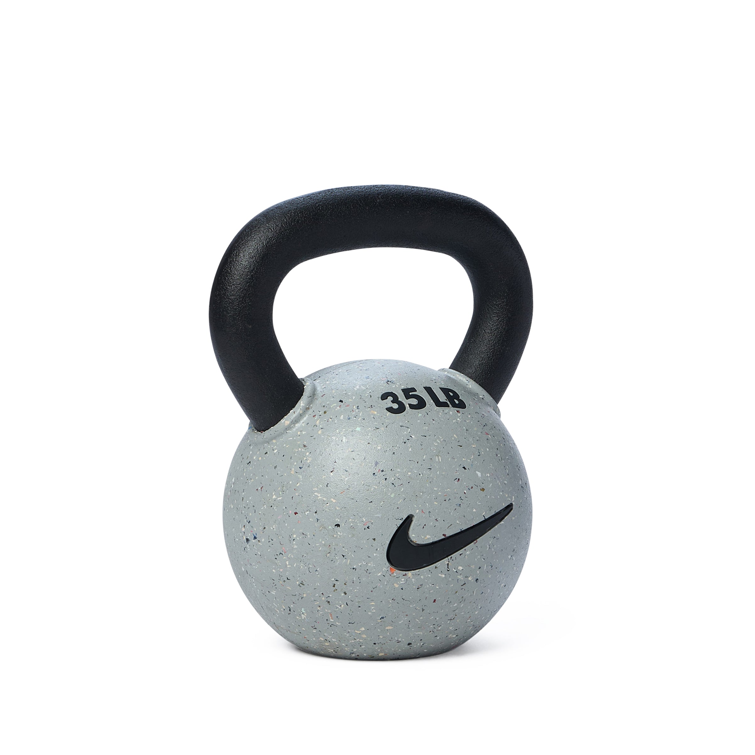 Nike Wolf Grey Dumbbell & Kettlebell Set with Rack