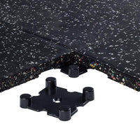 Rubber Mat 20" x 20" x 20mm - Grey Speckle