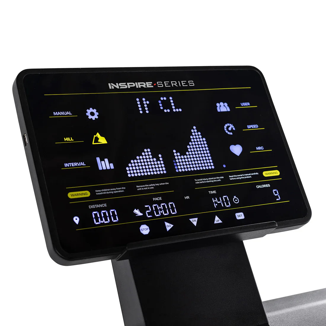 Inspire Series - T7 Treadmill with 15" LED Display