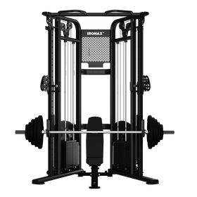 Ironax - XFT Functional Trainer/Half Rack Strength Combo