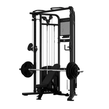 Ironax - XFT Functional Trainer/Half Rack Strength Combo