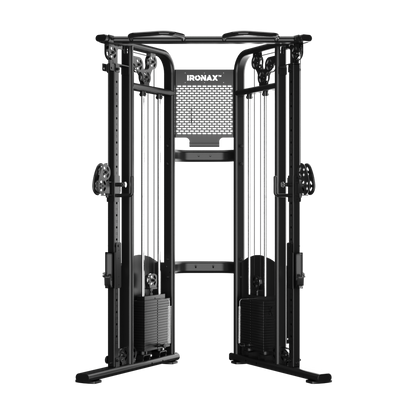 Ironax - XFT Functional Trainer/Half Rack Strength Combo
