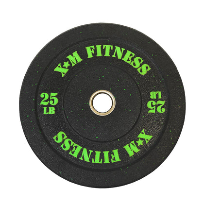 XM FITNESS 25lbs Crumb Rubber Bumper Plate