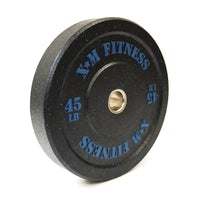 XM FITNESS 45lbs Crumb Rubber Bumper Plate