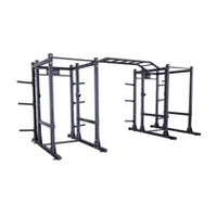 Body Solid SPR1000DBBACK Commercial Extended Double Power Rack Package
