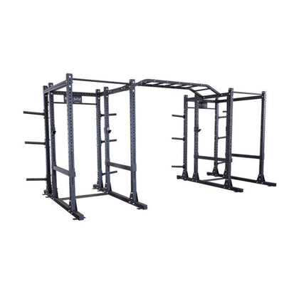 Body Solid SPR1000DBBACK Commercial Extended Double Power Rack Package