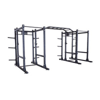 Body Solid SPR1000DBBACK Commercial Extended Double Power Rack Package