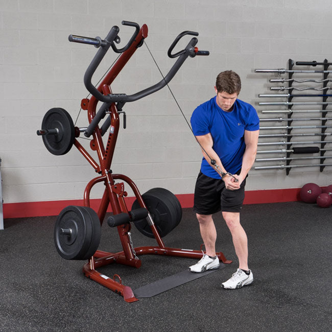 Body Solid GLGS100 Corner Leverage Gym