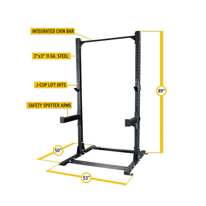 Body Solid SPR500 ProClub Line Commercial Half Rack