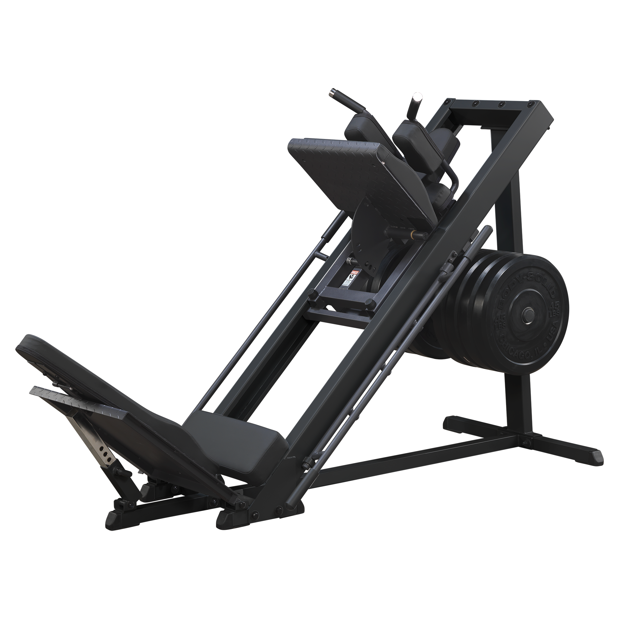 Body-Solid - GLPH1100B Leg Press & Hack Squat - Black Frame