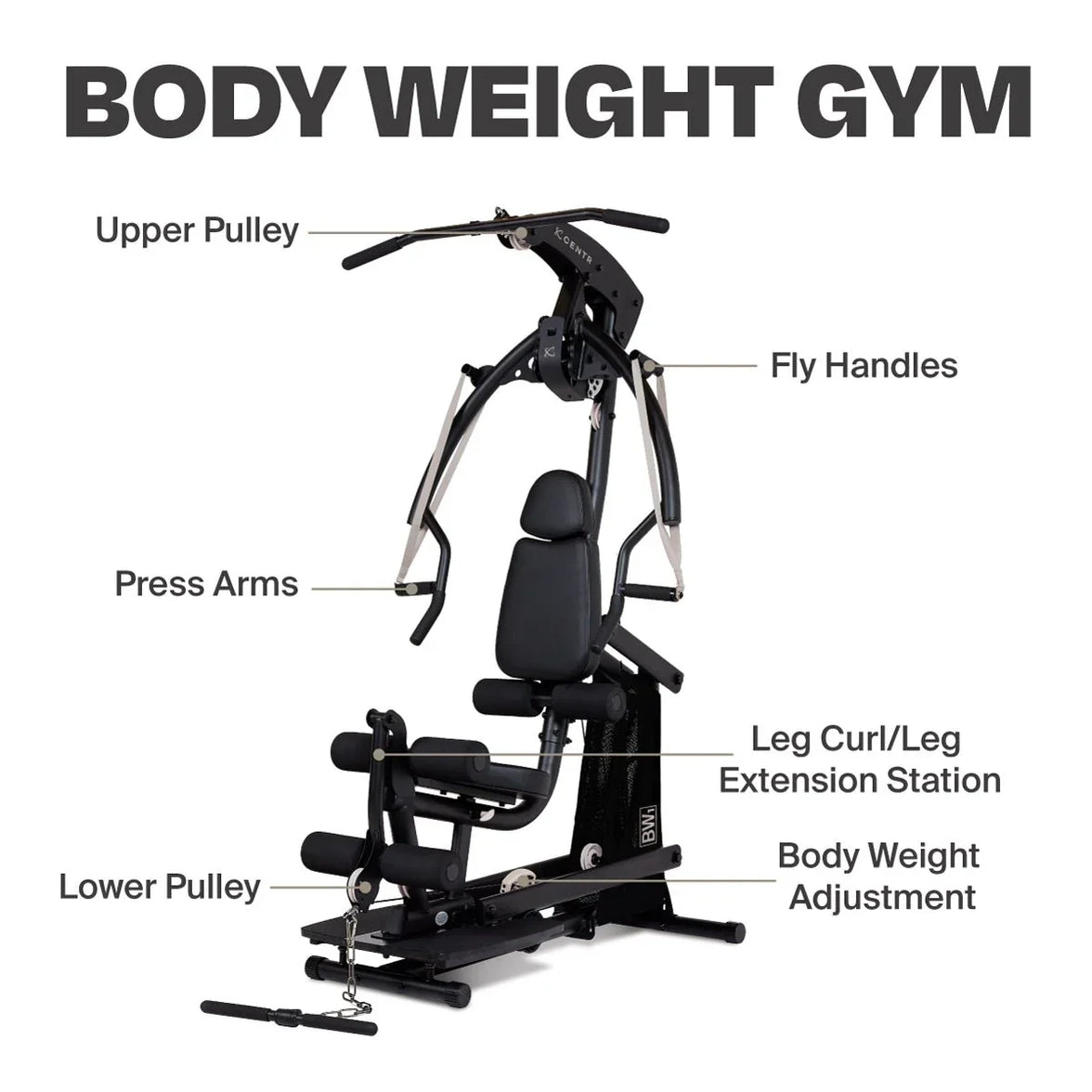 Centr Body Weight Home Gym Machine