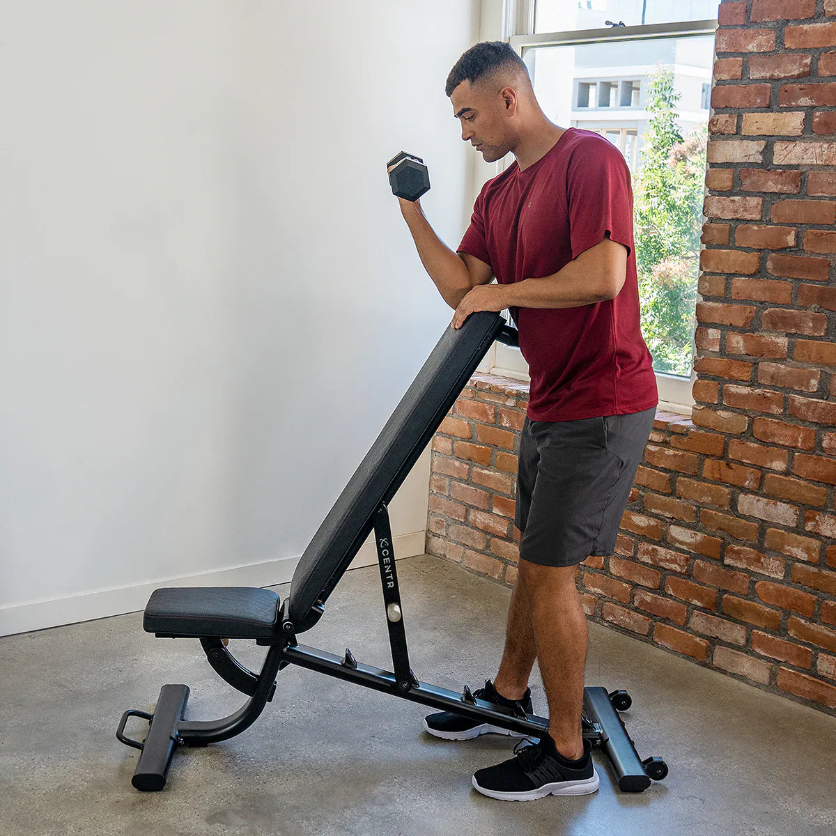 Centr Flat, Incline, Decline Workout Bench