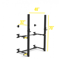 XM Fitness Wall Mounted Fold Up Rack V2