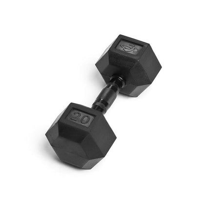 20lb Virgin Rubber Hex Dumbbell Low Odour SDVR-20